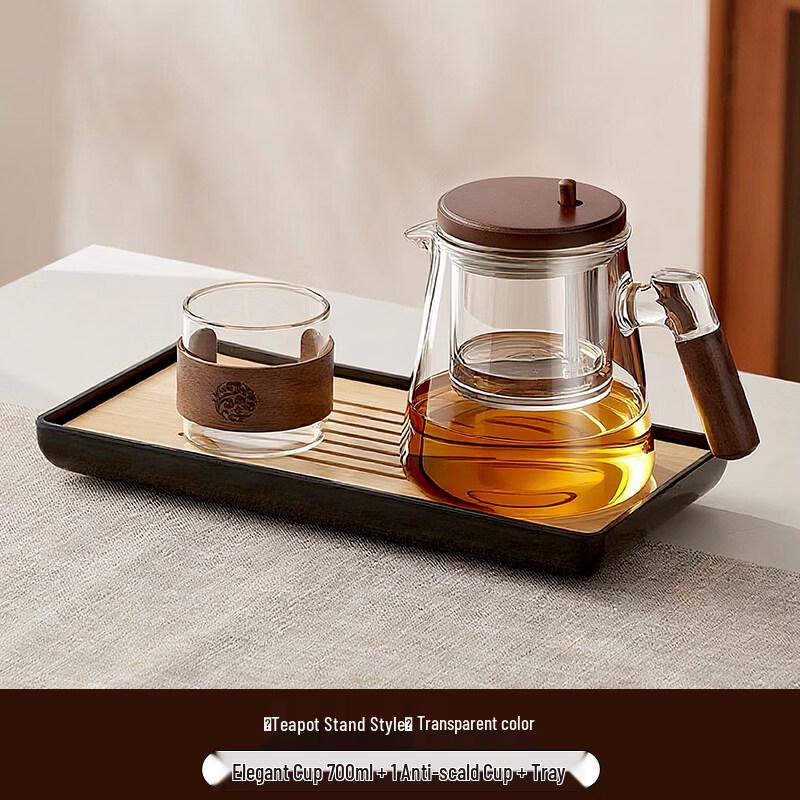 ZISIZ Glass Inner Liner Teapot