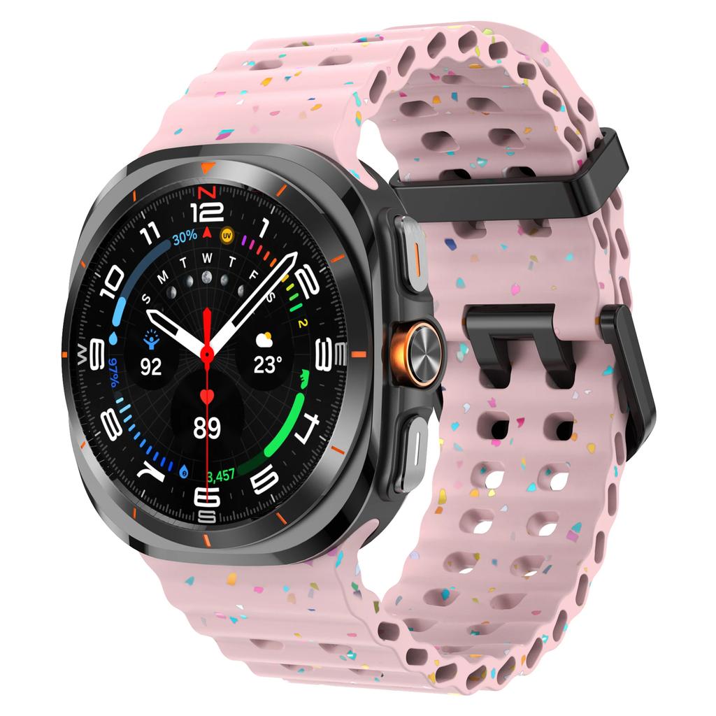Silicone Breathable Strap For Samsung Galaxy Watch Ultra 47mm Marine Wristband Bracelet Galaxy Watch Ultra(2025) 47mm  Watchband