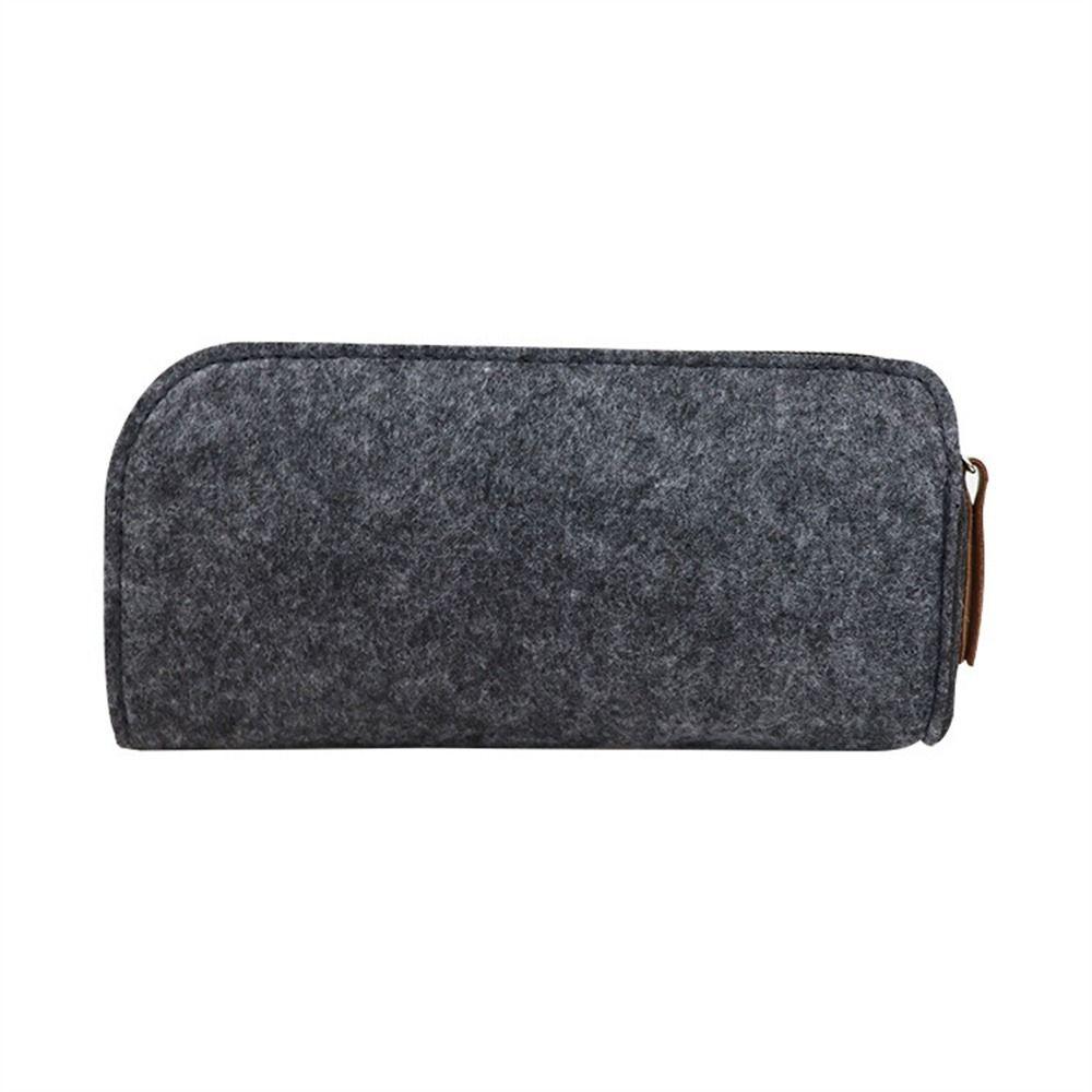 Case Large Capacity Felt Cloth for Girls Pencil Bag Felt Pencil Case Stationery Organizer Pen Pouch