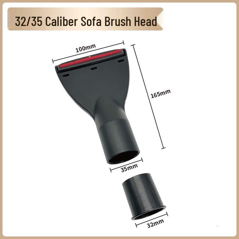 Jenome Vacuum Cleaner Accessories: Round Brush, Square Brush, Brush Head, Sofa Nozzle - Inner Diameter 32