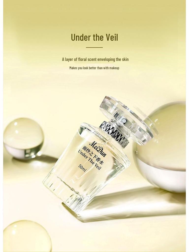 Meidun Charming Miss Veil Perfume: Elegant Floral Fruity Fragrance for Ladies – Natural Long-lasting Scent.