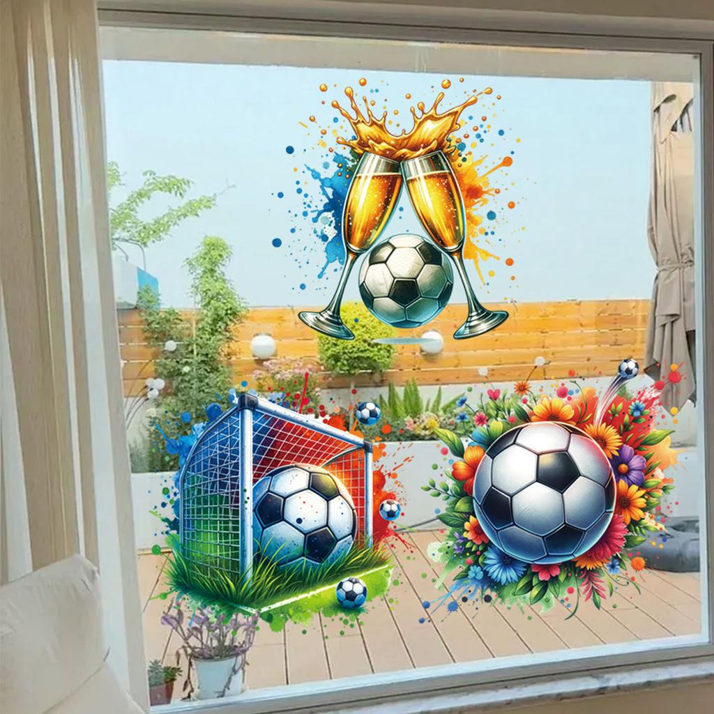 Fussball-Themenmöbel Dekorationsaufkleber