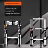 Multifunctional Stainless Steel Telescopic Ladder: A-Frame, Extension, Straight, Folding, Household/Engineering Use