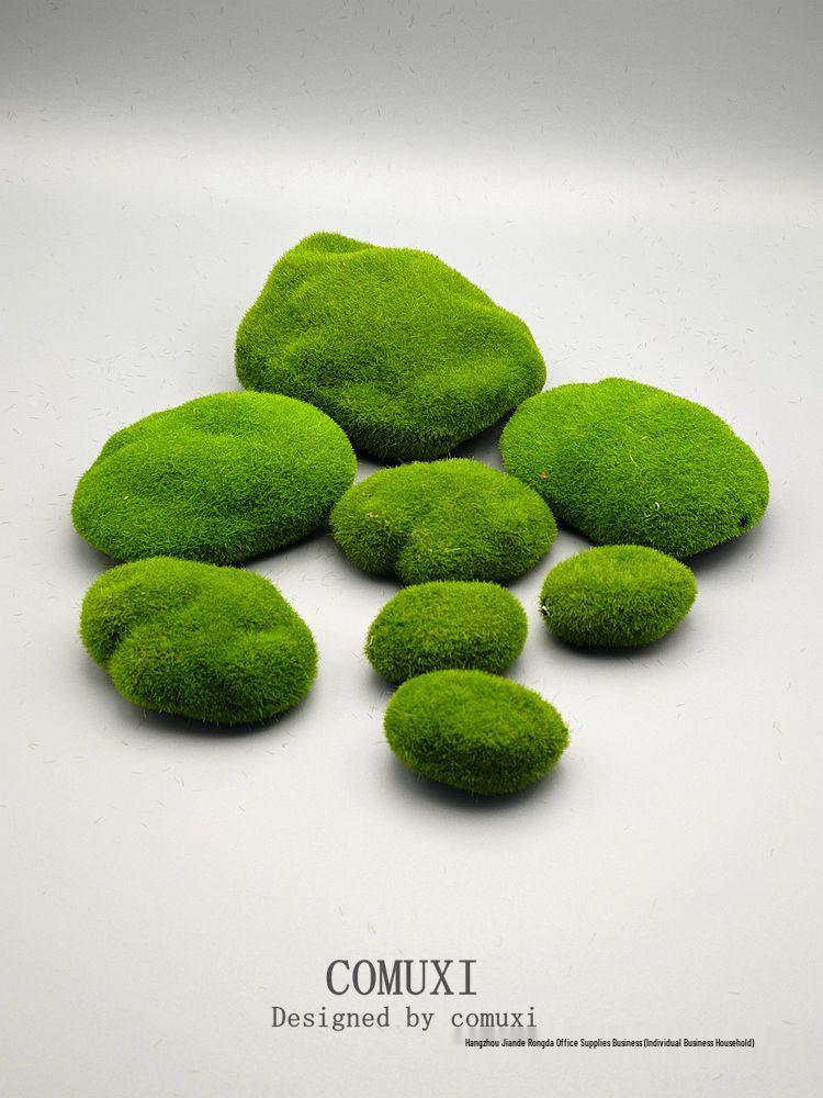Artificial Moss Foam Stones for DIY Gardening & Potted Plant Decor