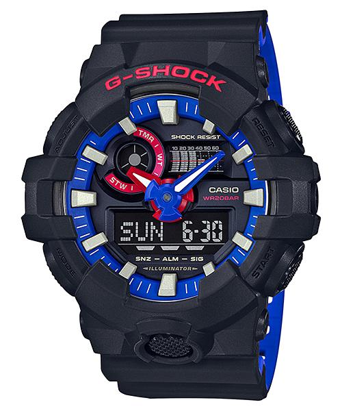 

Casio G-SHOCK Men s Resin 200M Water Resistant Analog Shock Resistant Quartz Watch GA-700LT-1A чёрный