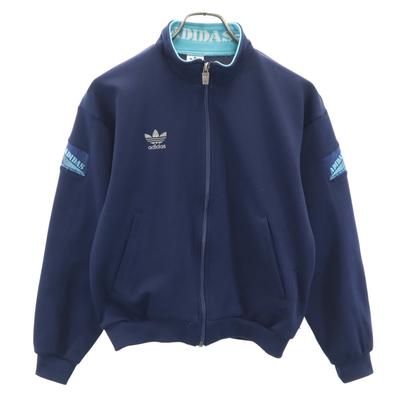 Adidas 80s Vintage Made by Descente Trefoil Logo Track Jacket 160 Jersey Kid's Used