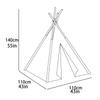 Children's Teepee Tent Adventure Kit for Indoor And