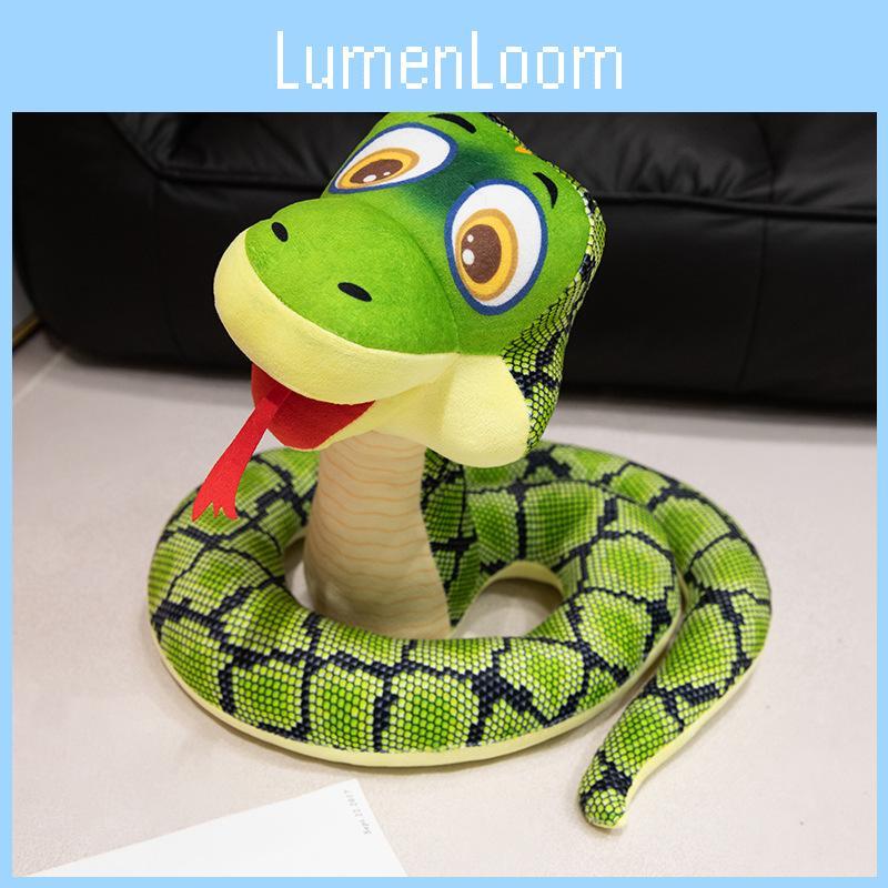 Snake Simulation Plush Toy Soft Stuffed Animal Doll Children Holiday Gift