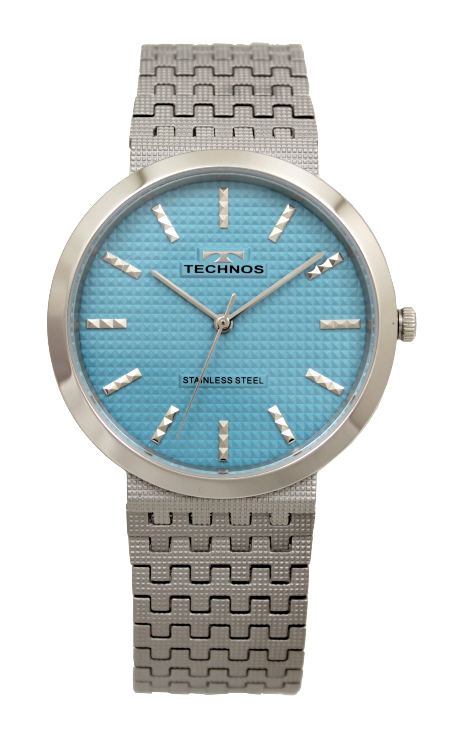 

[Technos] 3 Hand Watch T9C17SI Men s Silver