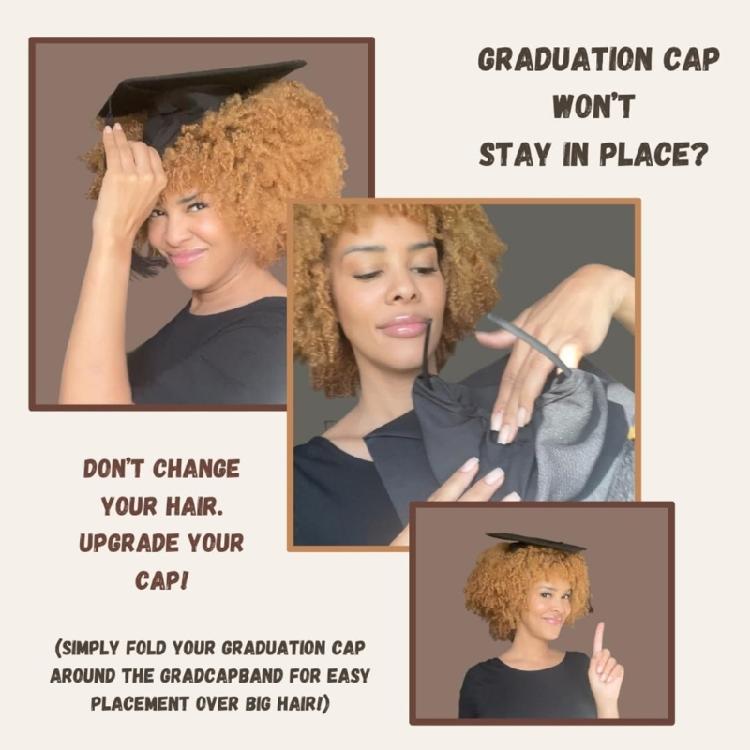 Convenient Hair Guard Holder Graduation Hat Retainer Stylish Hairstyle Protector