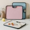 Double Sided Wheat Straw Cutting Board Anti-overflow Border Chopping Block  Vegetables