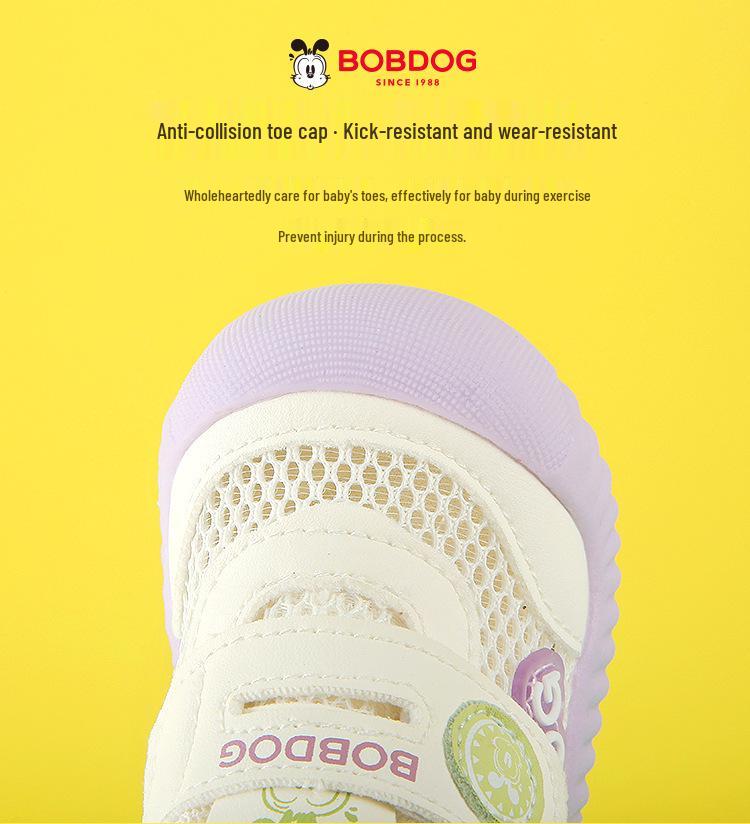 Scarpe Caminatore per Bambini Bobodou - Antiscivolo, Suola Morbida, Rete Traspirante per Neonati e Bambini Piccoli (1-3 Anni) - Calzature Estive Casual e Funzionali.