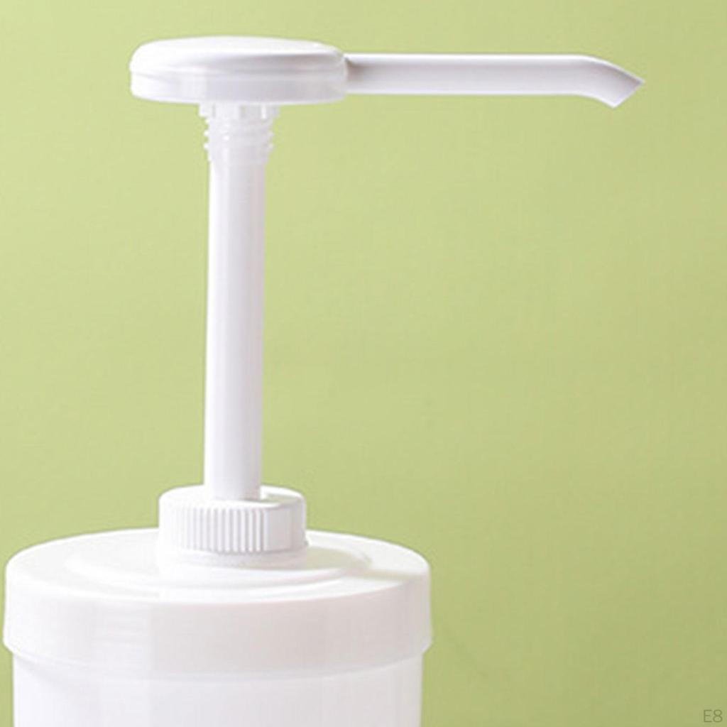 Coffee Syrup Dispenser Ketchup Pump Honey Jar Container with Sauces Condiment Sauce