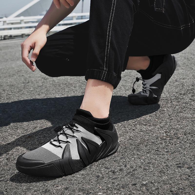 Men’s Sports Shoes Running Sneakers Students Jogging Shoes Lightweight Walking Socks Shoes Over Sized