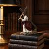 4.33x1.97x4.72in Cross Sculpture Resin Table Ornament  Automotive Interior Decoration