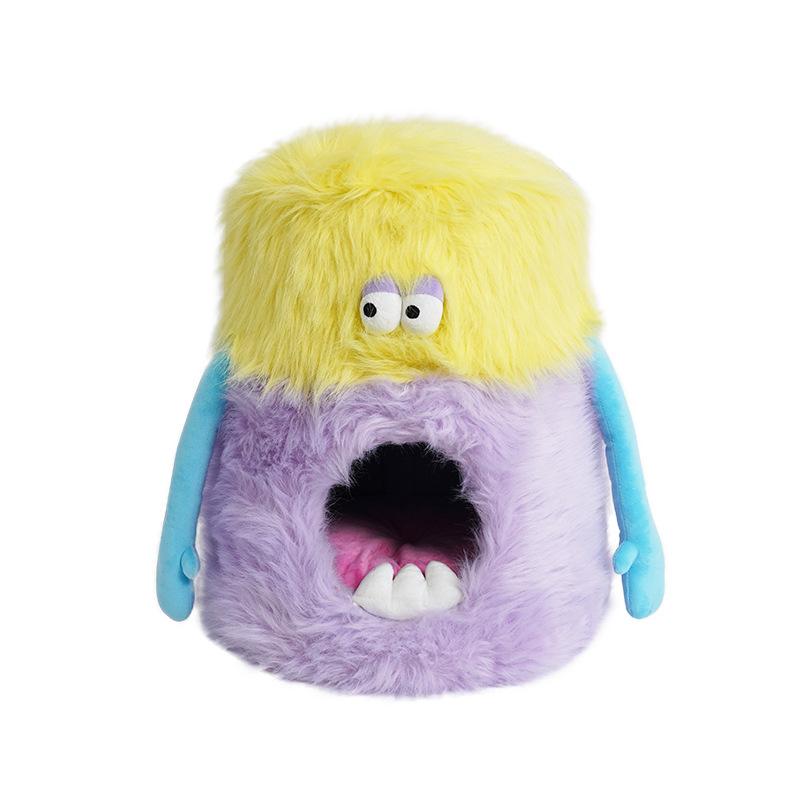 

Табурет для пеленания обуви в виде гнезда для кошек Monster Stool Универсальный домик для кошек Домик для кошек Товары для кошек, общие для людей и кошек 42*42*46cm