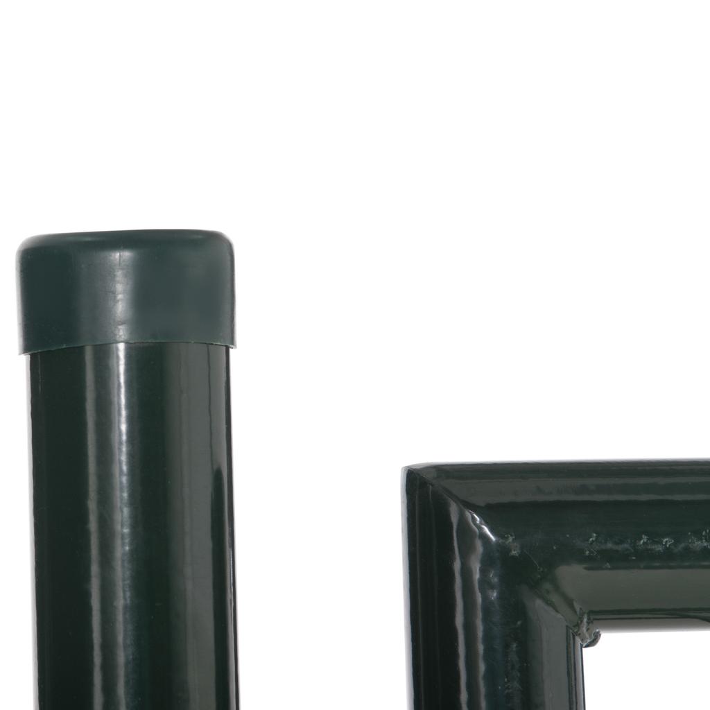 Green Steel Garden Gate with Lock and 3 Keys 97 x 150cm, Green