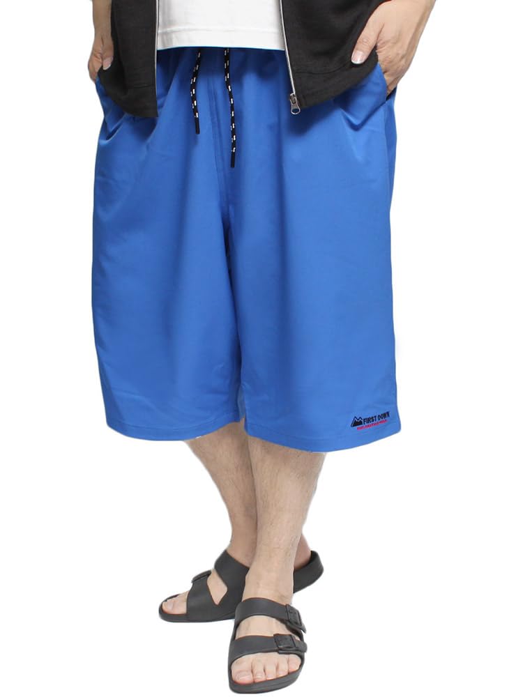 

One Colors FIRST DOWN Men s 4-Way Stretch Shorts with Water-Repellent Finish, Size 5L, Blue (72)