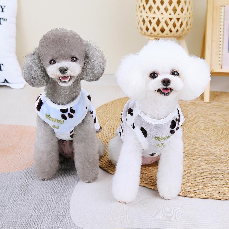 Warm Flannel Pet Pajamas for Dogs and Cats