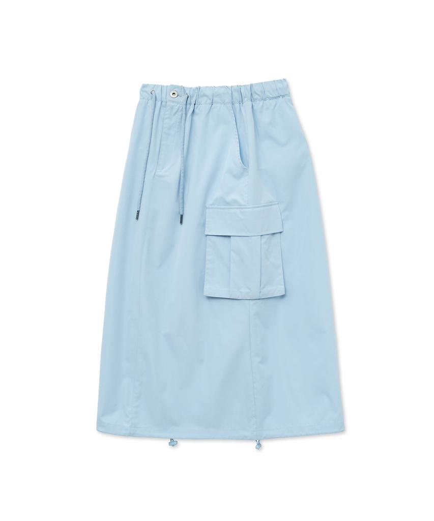 THE SATURDAY EVENING POST Parachute Skirt_Light Blue