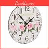 Vintage Mdf Wall Clock With Quartz Movement For Living Room Decor