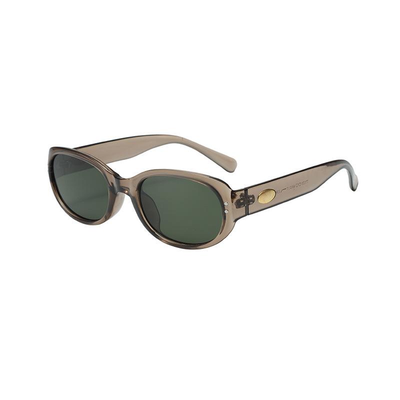 Cat'S Eye Narrow Frame Small Face Sunglasses Women'S Retro Glasses Uv-Proof Sunglasses