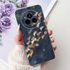 For Realme 14 Pro 14Pro+ Elegant Floral Cat Printed Phone Case For Realme 14 Pro Plus 14Pro 5G Soft Silicone TPU Cases