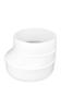 H-c vent Reducteur de tuyau de 125 a 100 mm pour tuyau de ventilation en PVC rond tuyau d'air