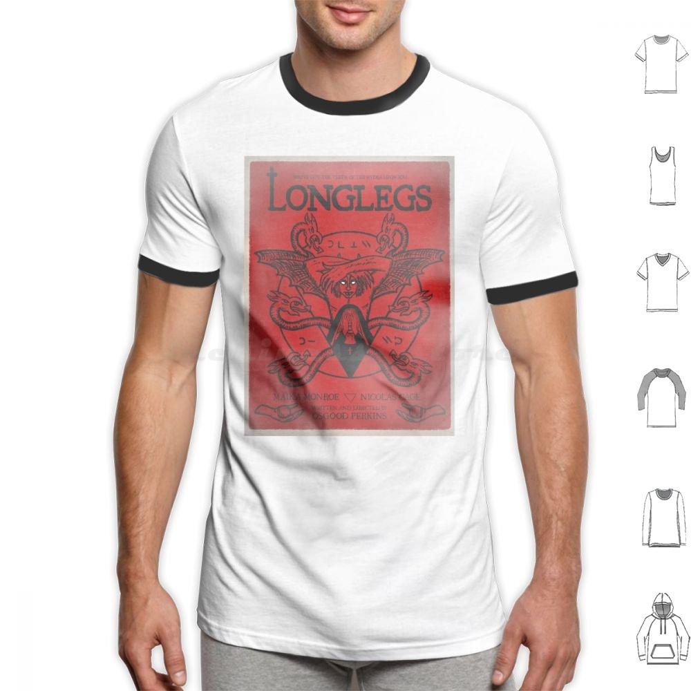 Longlegs Movie T Shirt Big Size 100 Cotton Longlegs Movie 2024 Movies Longlegs Nicolas Cage Saint Muad A24 I Saw The Tv Glow