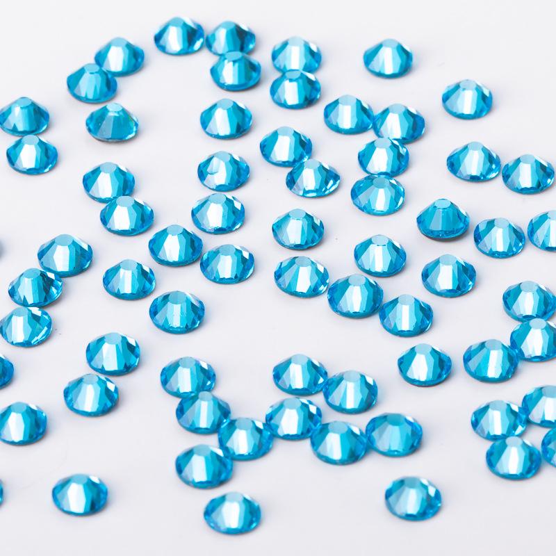 Yantuo Factory Bulk Package Non-Hotfix AB Crystal Stone Glass Flatback Rhinestones Ss4 Ss6 Ss8 Ss10 Ss12 Ss16 Ss20
