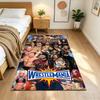 Wrestlemania Personalisierter Teppich mit Textbereich für Küche, Wohnheim, Balkon, Wohnzimmer, Rutschfester Teppich, Bürodekor, Geburtstags-/Weihnachtsgeschenk