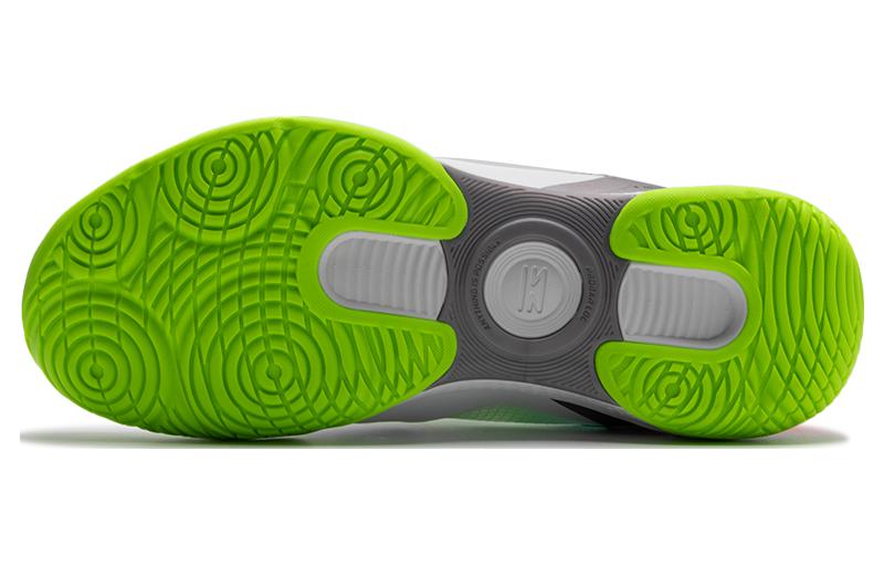 Li Ning Gladiator Cushioning, Wear Resistant Low top Badminton Shoes Unisex Fluorescent Flame Red AYZT011-2