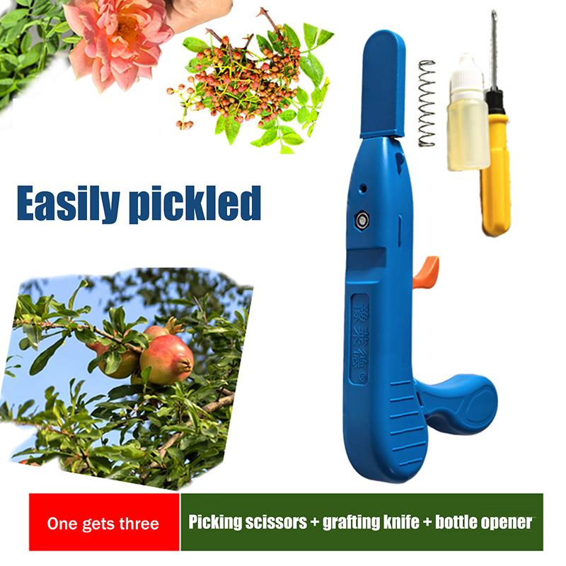 Herramienta para Recolectar Frutas y Verduras Recortadora de Recolección Multifuncional Tijeras de Recolección para Granja Huerto Herramientas de Jardinería