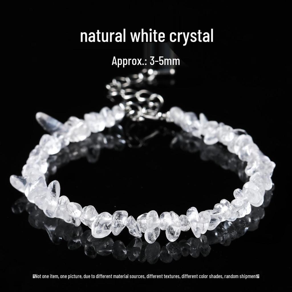 Pulsera Elástica de Chips de Ágata de Siete Colores de Jingdong