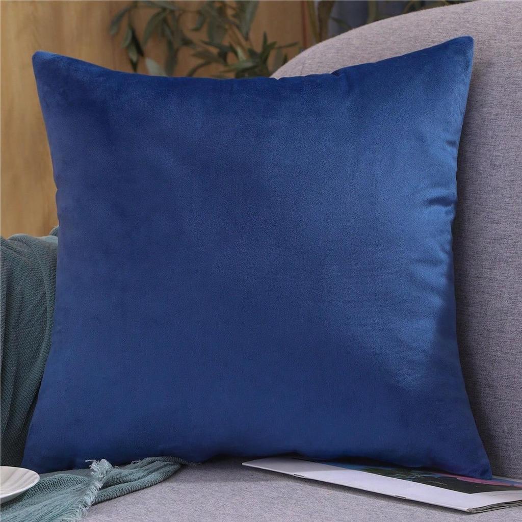 New Fashion Twill Velvet Pillow Cover Modern Simple Solid Color Pillow Home Living Room Sofa Bedroom Cushion Cover