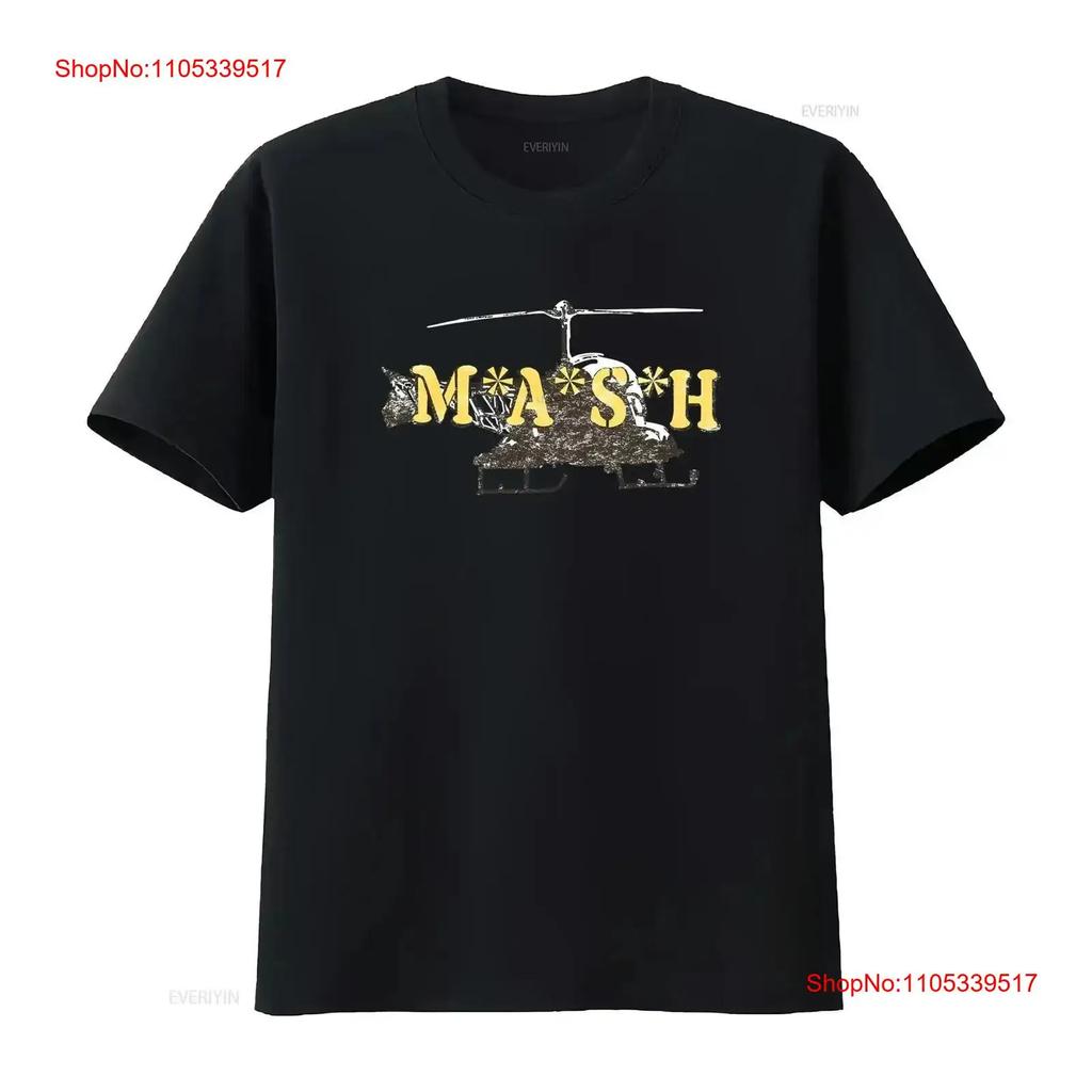 Mash Chopper T Shirt Mens 4077 Helicopter Licensed Classic TV Show Sand vintage Washed Versatil