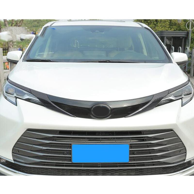 Car Body Side Engine Frame Trim Headlight Eyebrow Cover Decoration Exterior Accessories Styling For Toyota Sienna