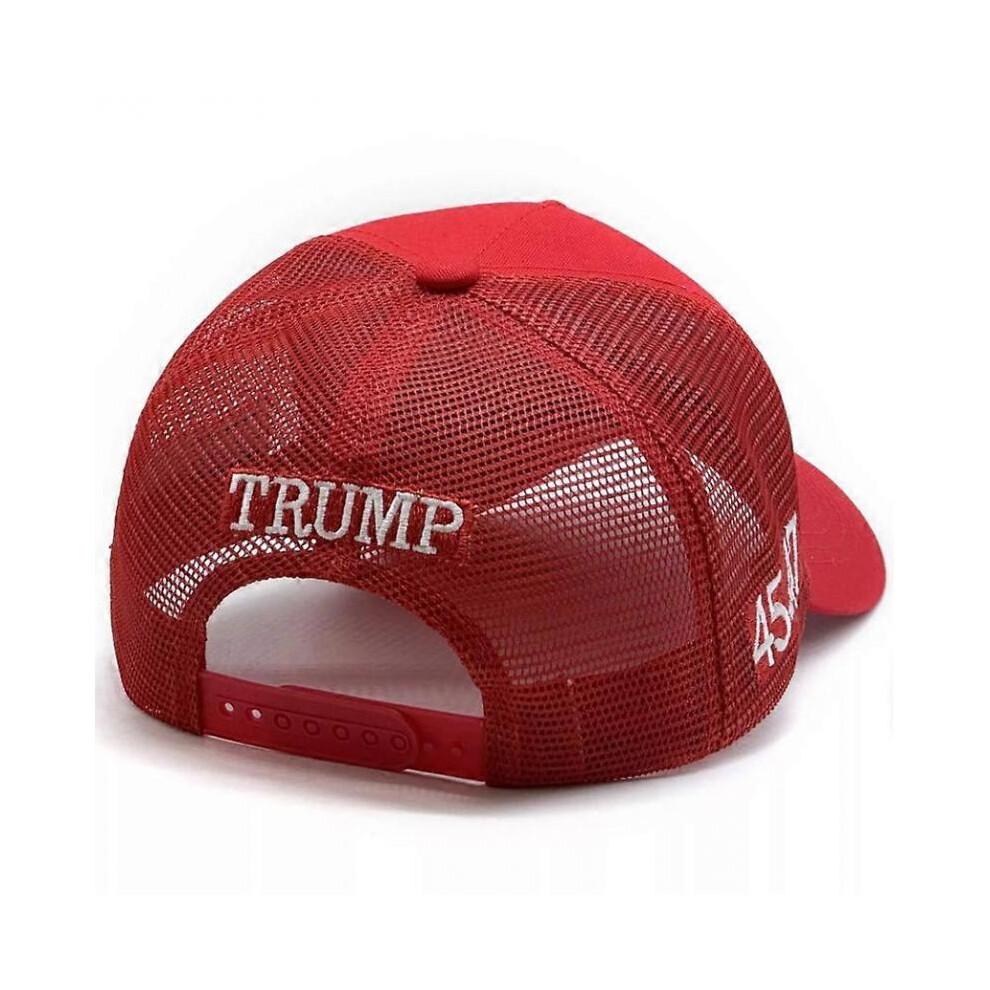 Trump 2024 Maga Red Hat 45-47 Baseball Cap Make America Great Again with USA Flag