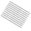 10pcs Straight Shank Twist Drill Bit Bead Punch Drill Bits Accessory Parts Set 1.9mm