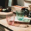 Light Luxury Cup Bingchuan Pattern Glass Water Cup Household Color Transparent Cup Simple Beer Cup Juice Cup