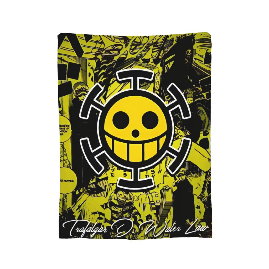 Luffy Anime  Fleece Throw Blankets Luffy  Blanket for Home Couch Super Soft Bedroom Quilt,