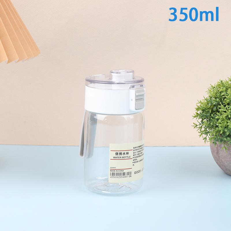 350/550/800/1000Ml Water Bottle Portable Plastic Water Bottles Transparent Cups With Time Scale Large Capacity Sports Bottles