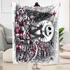 Christmas Nightmare Blanket Comfortable Great for Bedding Office Chair Sofa for All Occasions Playful Design Birthday Christmas Gift Blanket