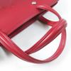 Excellent Longchamp Shoulder Bag Le flowne Logo engraved 2WAY handbag/ Red leather Women Used