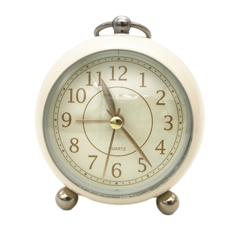 Bedroom Vintage Alarm Clock Bedside Classic Night Light