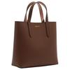 Bally Letter-Pressed Metal Hardware Leather Tote Bag Small Women handbags Brown 6311550