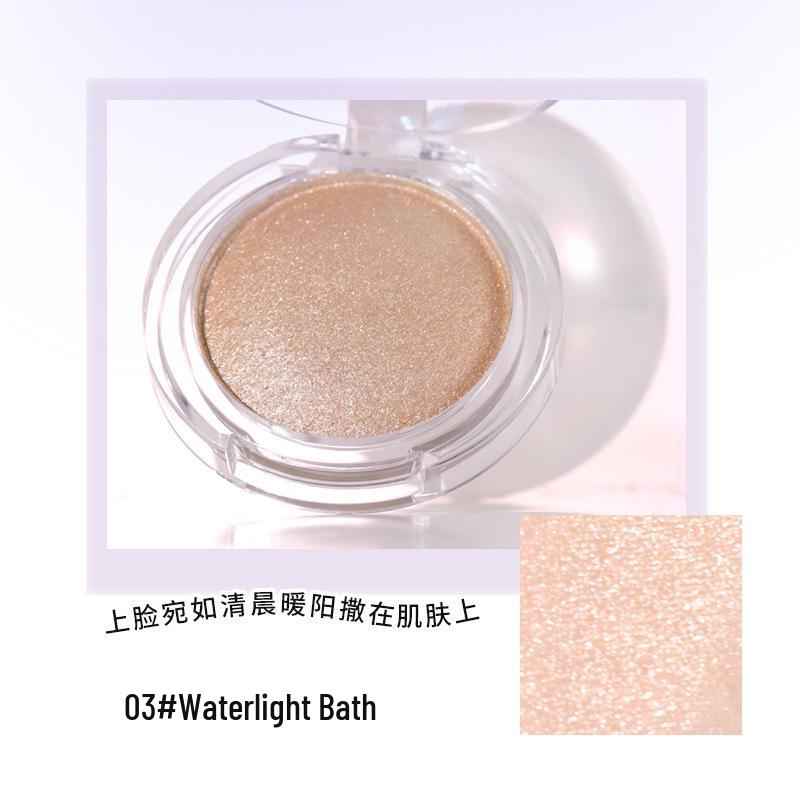 WODWOD Starry River Glitter Highlighter: Three-Dimensional Shimmer Powder for Bright, Sculpted Contours.