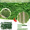 Expanding Fence Retractable Fence Screen With Plant Expandable Fence Privacy