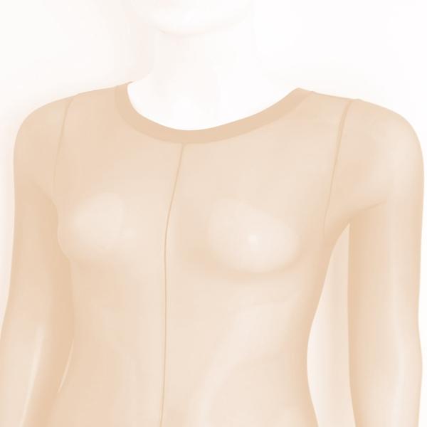 Women's Glossy Bodystocking Long Sleeve Bodysuit Sheer Jumpsuits Bodycon Bodystocking