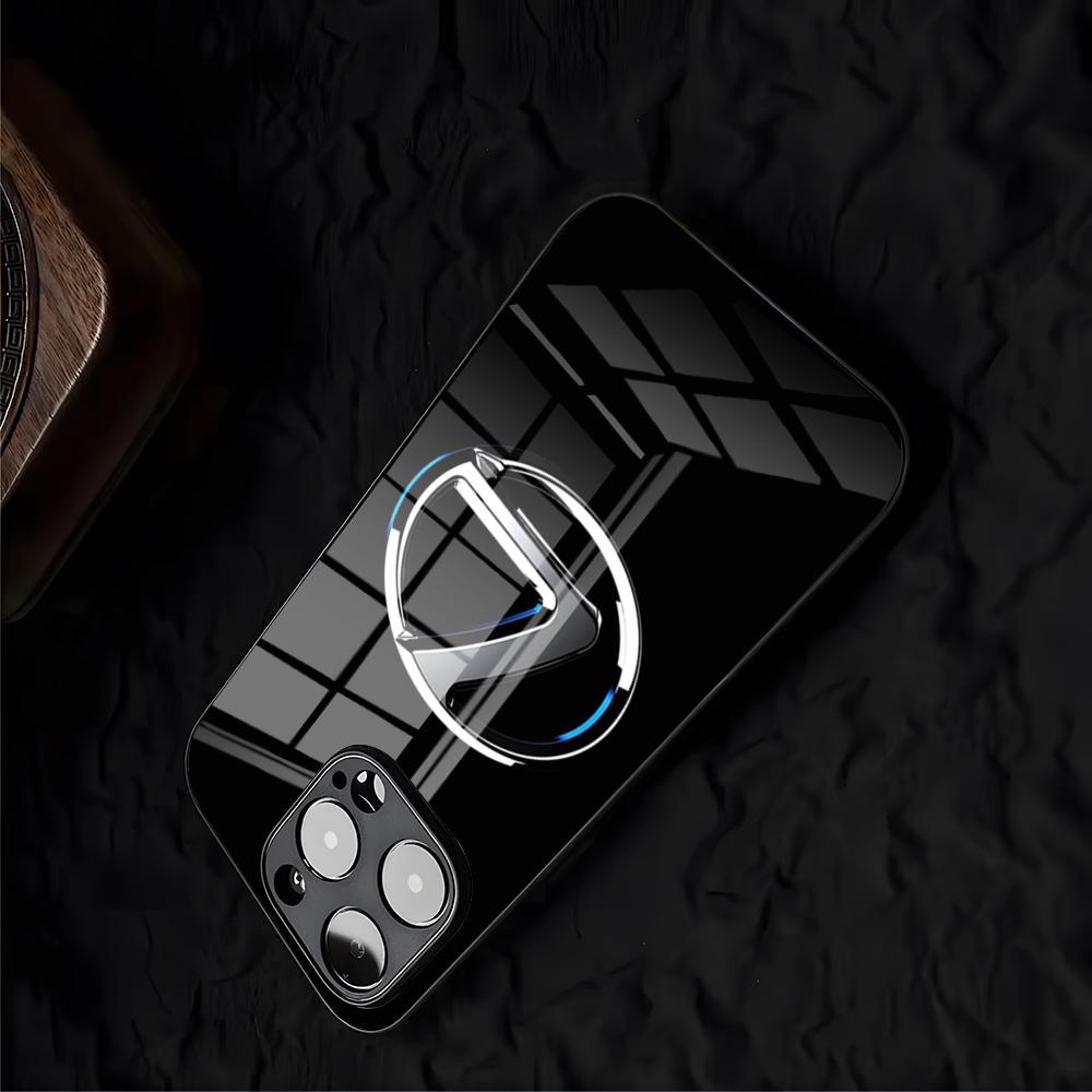 Auto L-LEXUS-S Luxurious Phone Case For IPhone 17 Air Pro Max 16 15 14 Pro Max 13 12 Plus Glass Cover AEJ1